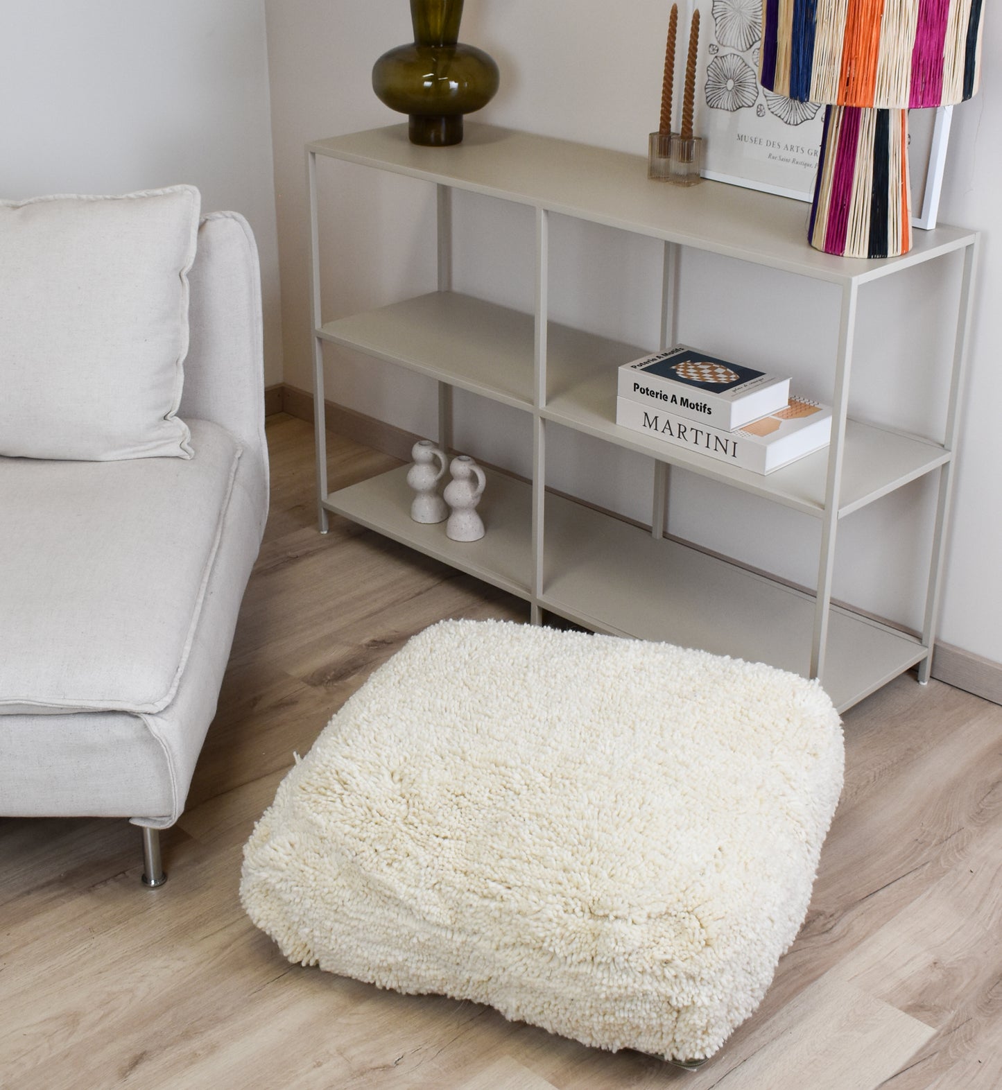 Dog pillow Fluffy White