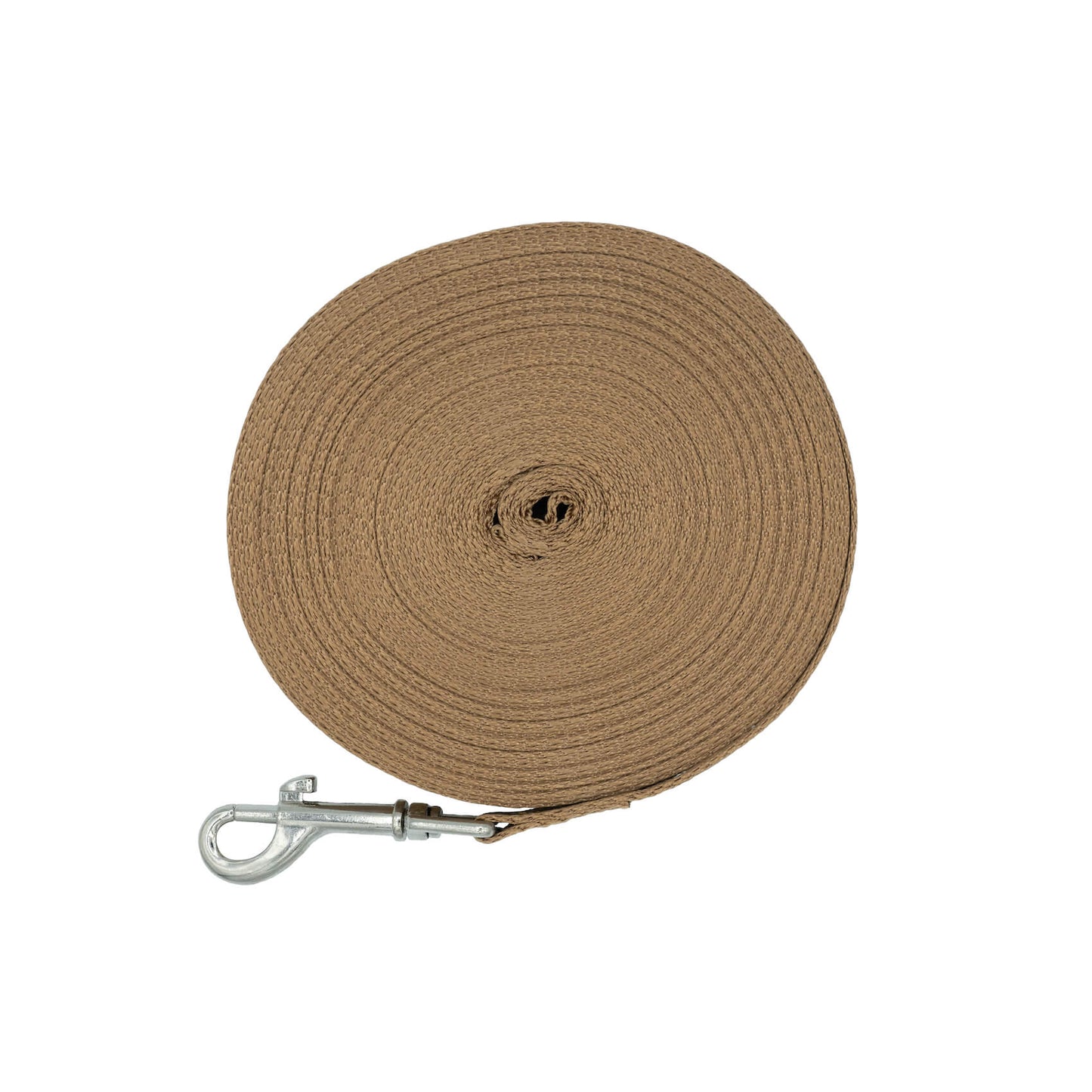 Recycled 15 Meter Dog Leash Brown