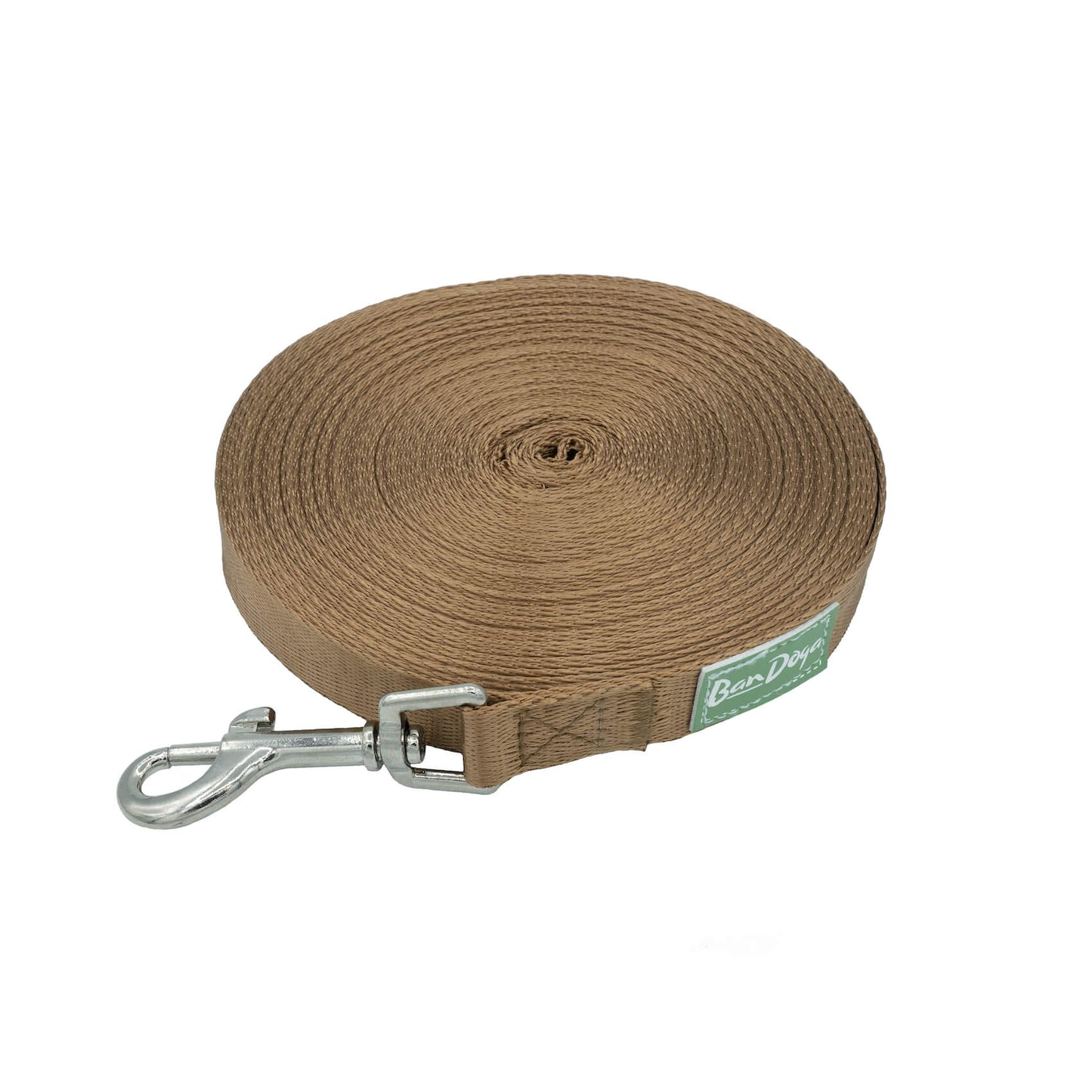 Recycled 15 Meter Dog Leash Brown
