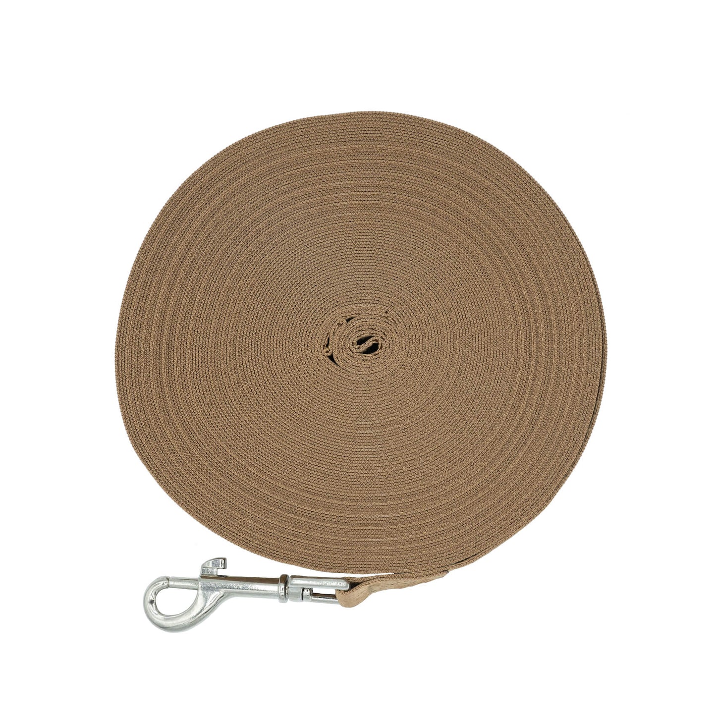 Recycled 20 Meter Dog Leash Brown