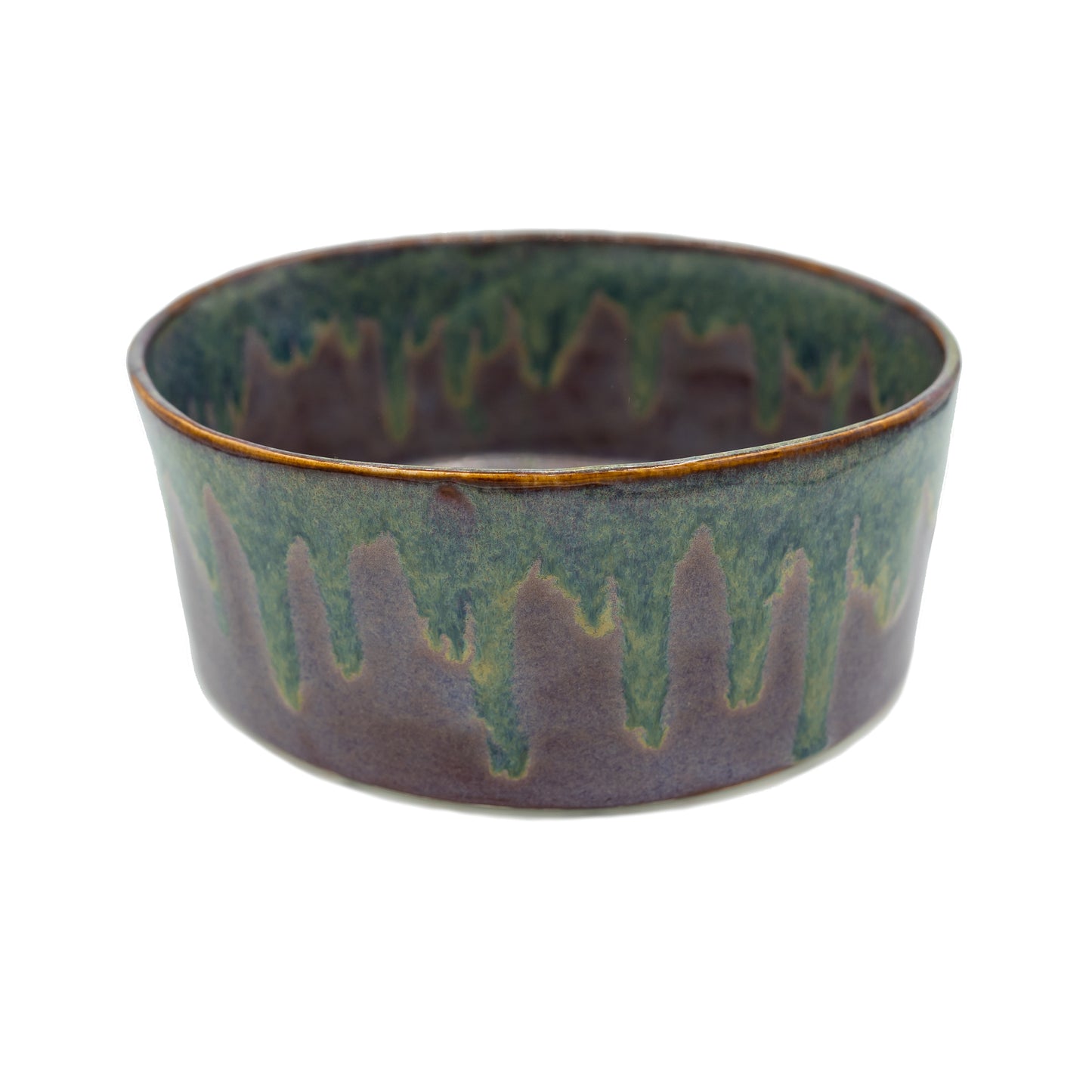 Mauve Dog Bowl Ceramic - Bandoga