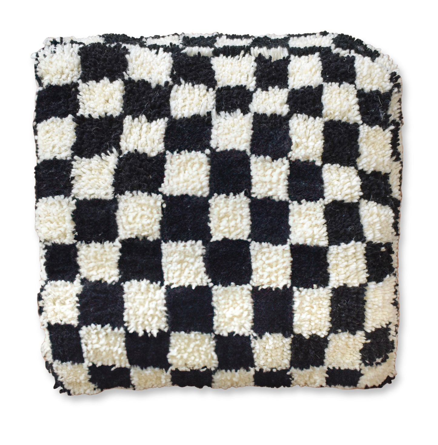 Dog pillow checkered - Black