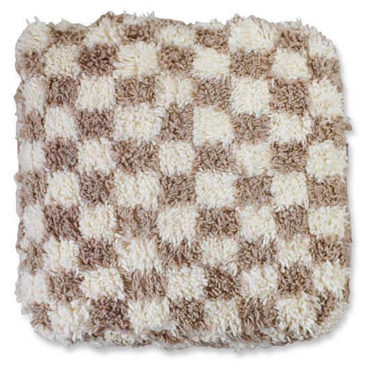 Dog pillow checkered - Beige