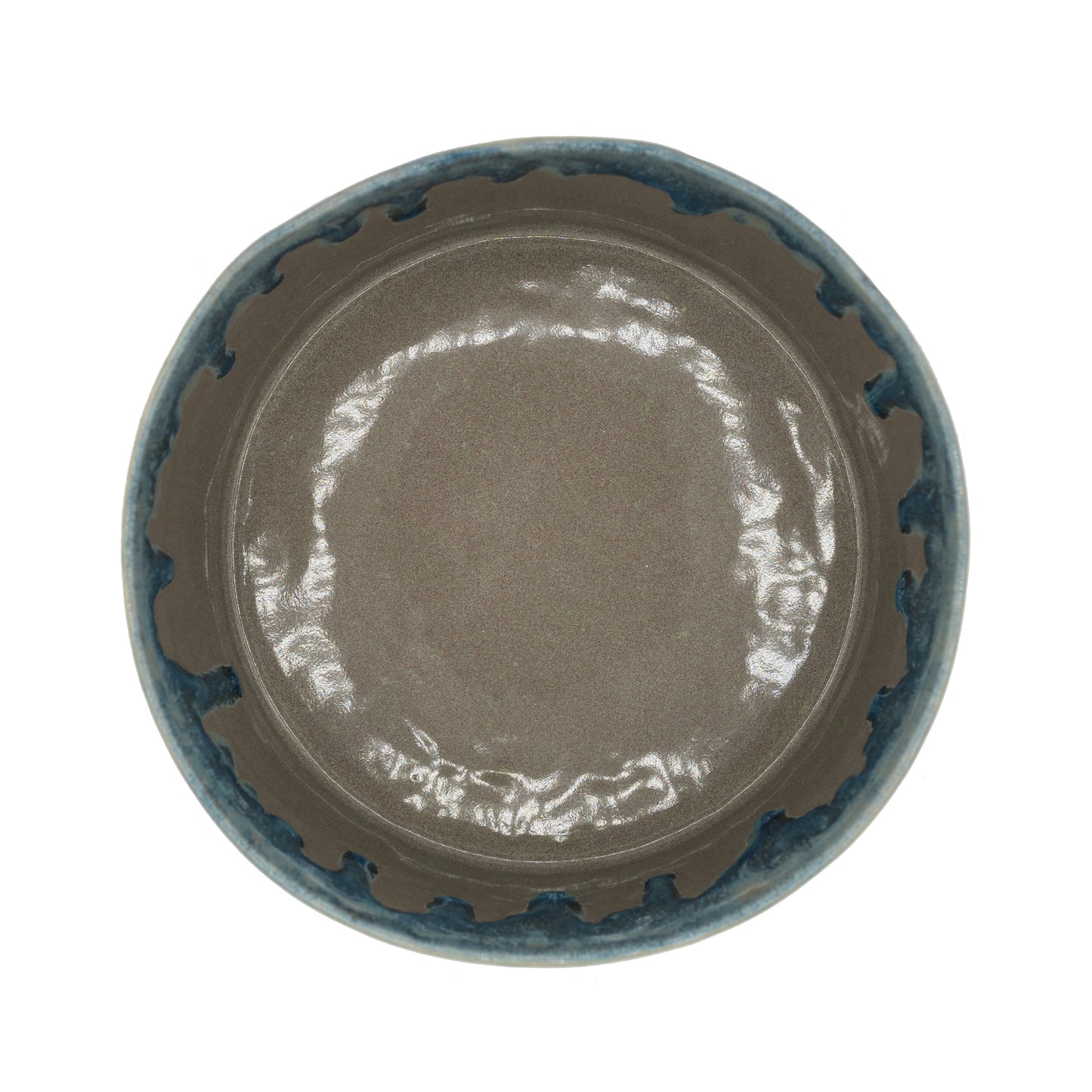 Dawn Dog Bowl Porcelain - Bandoga Top View